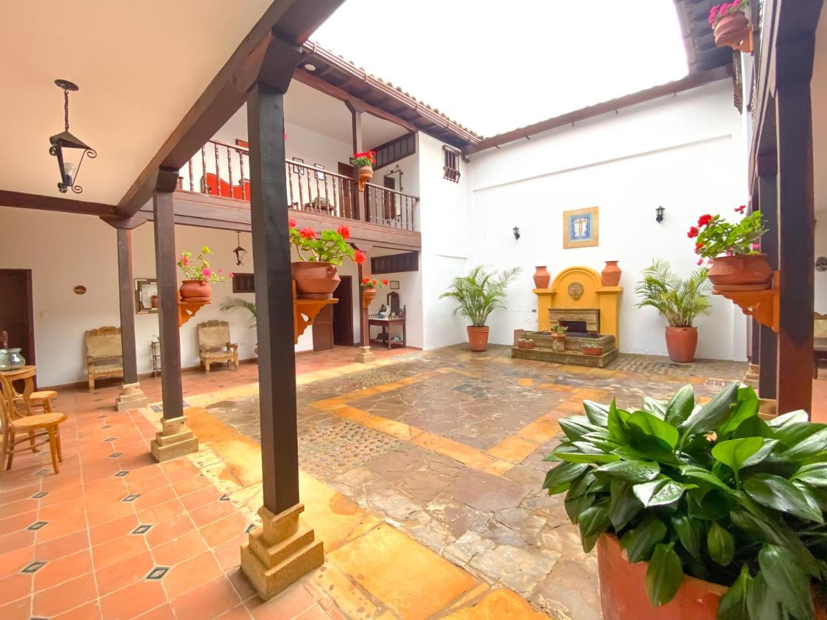 Casa Del Carmen - Villa De Leyva Eksteriør bilde